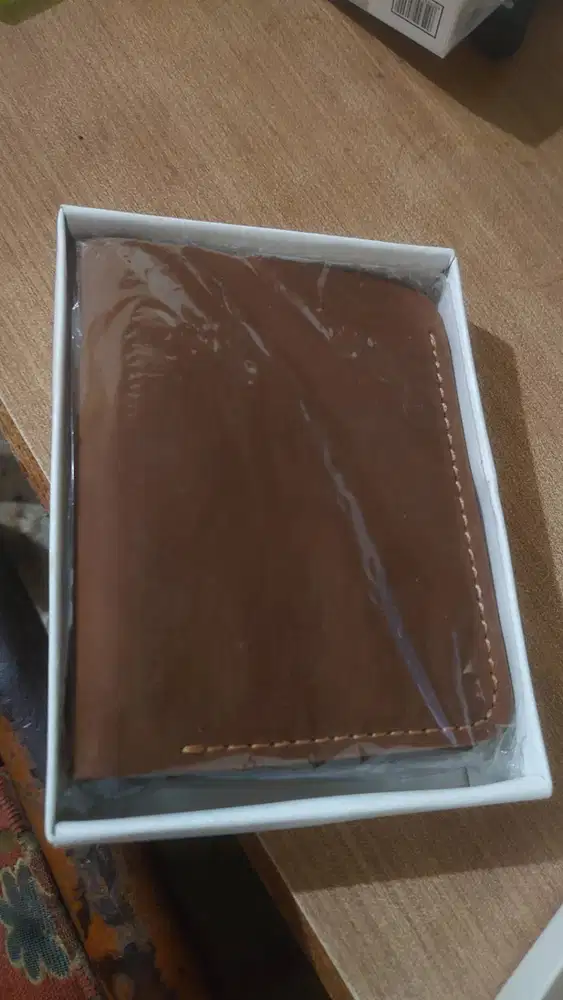 Dompet kulit asli suede crazy horse kulit dalam halus