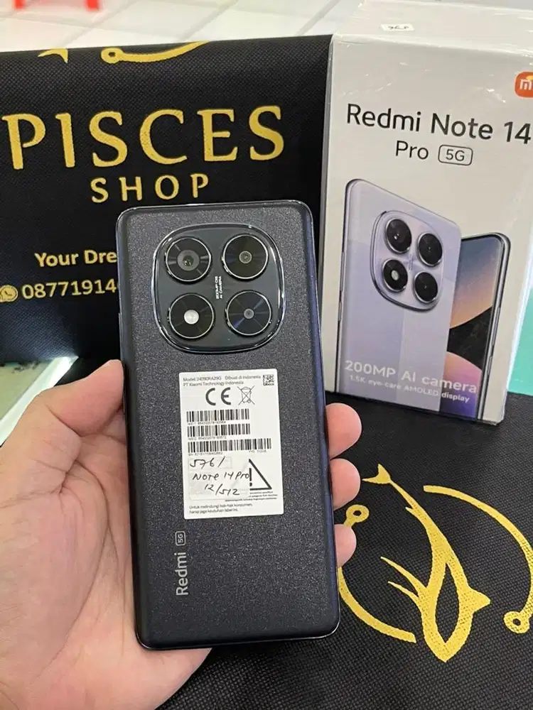 REdMI NOTE 14 PRO 5G RAM 12/512 FULSET MULUS XIAOMi