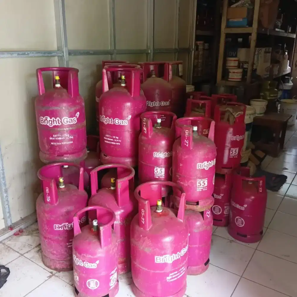 LPG Tabung Gas Pink Isi Refill 5,5 kg 12 kg