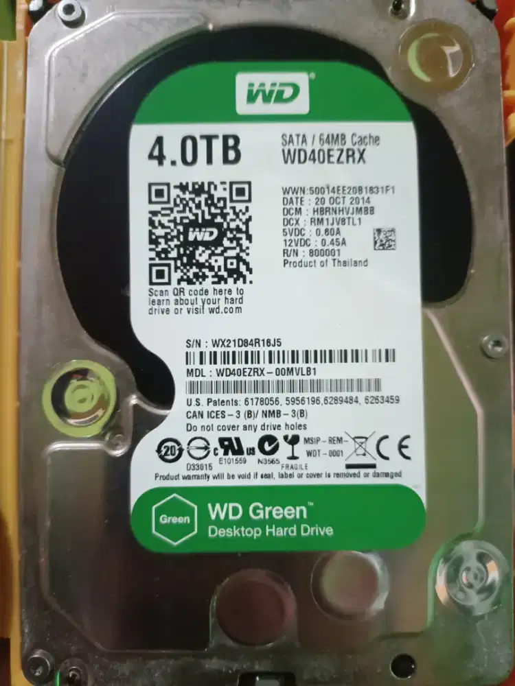 HDD WD GREEN 4 TB
