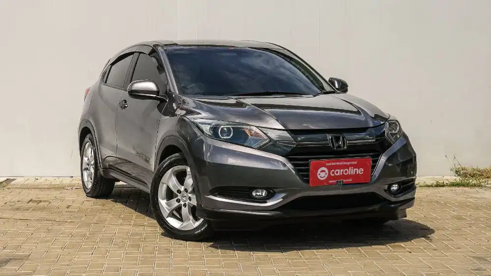 HONDA HR-V 1.5 E AT 2015 ABU-ABU - GARANSI 1THN - PAJAK PANJANG