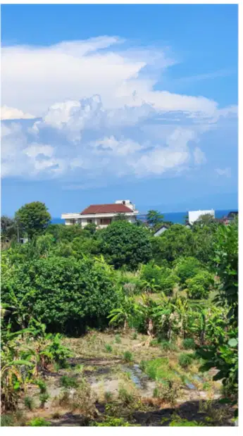 Land for rent with sea view in Sanur