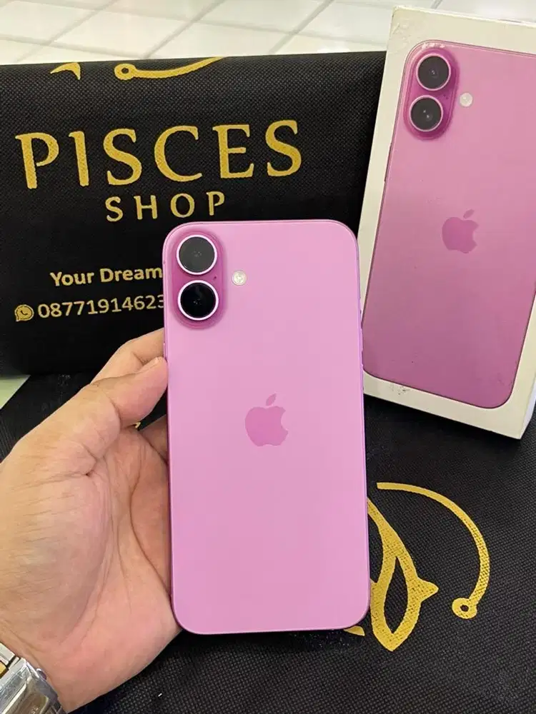 IPHONE 16 PLUS 256 RESMI BH95 FULSET MULUS BKN PRO