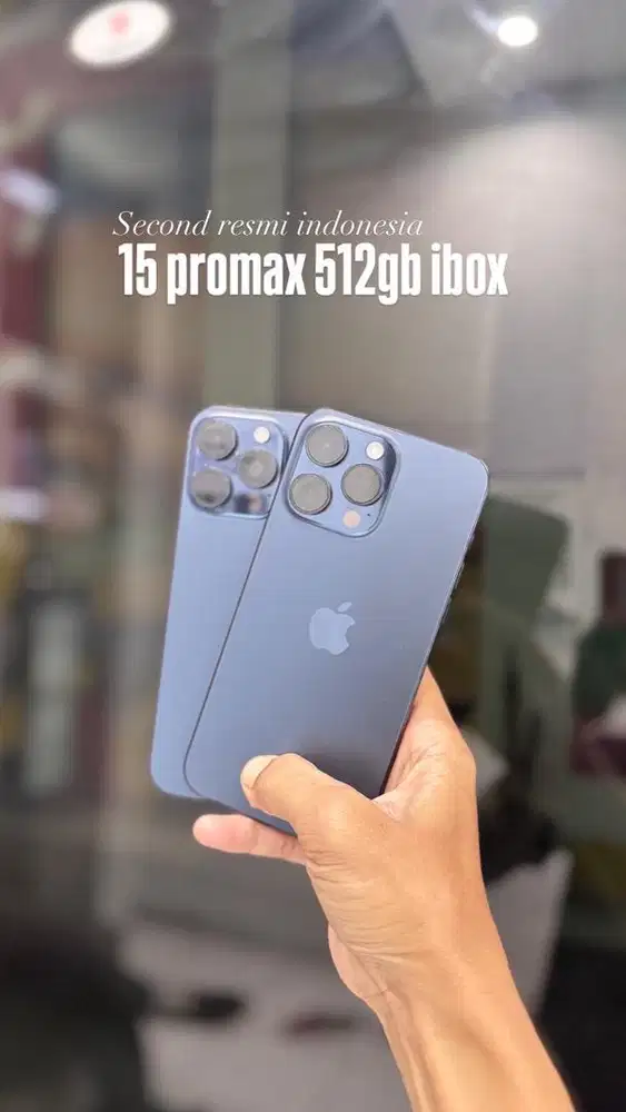 Iphone 15 promax 512gb ibox lengkap mulus