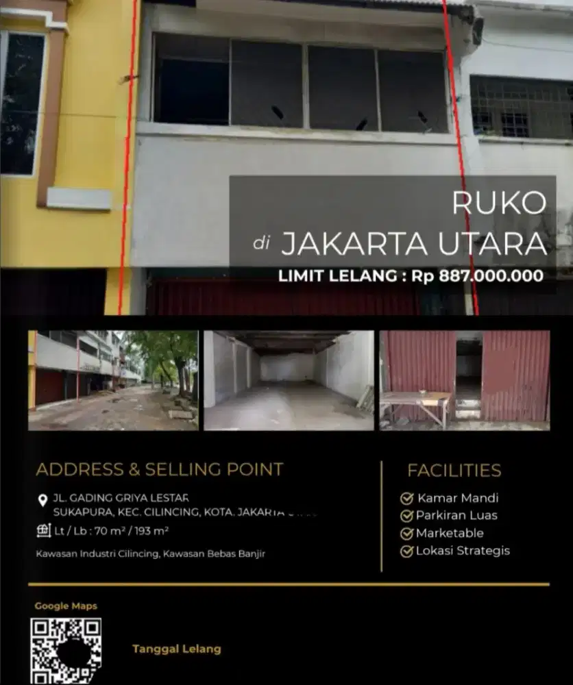 Ruko Gading Griya Lestari Cilincing