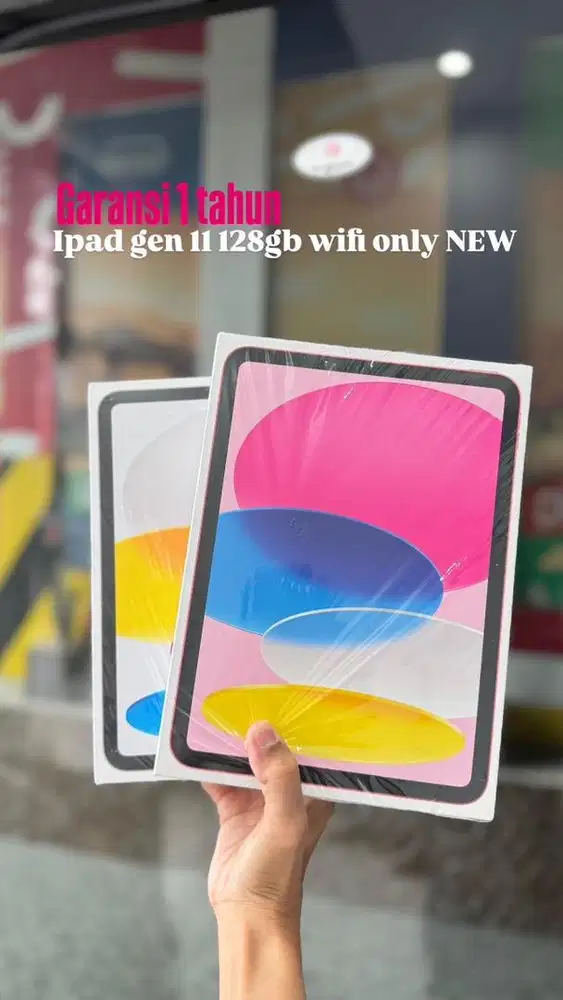 Ipad gen 11 128gb wifi only NEW/baru garansi 1 tahun inter