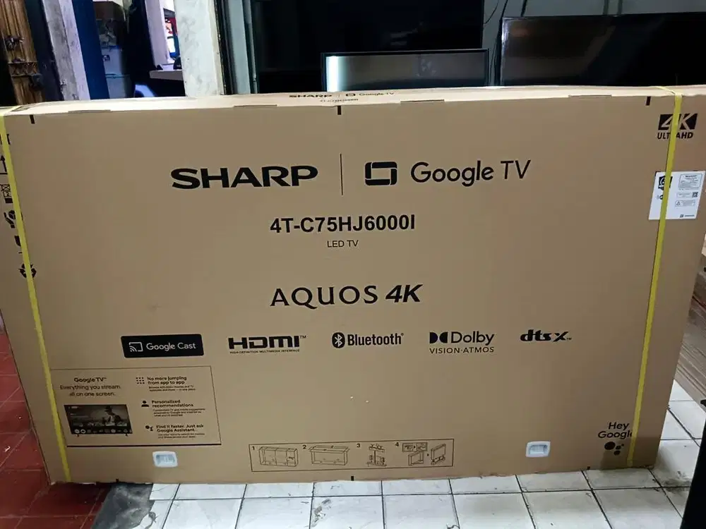 Sharp 75 inc google tv