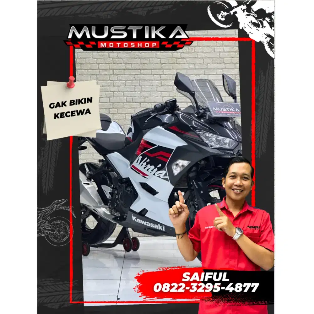 Odo 10rb Istimewa!!Kawasaki Ninja 250 ABS Keyles 2019 Mulus-Mustika