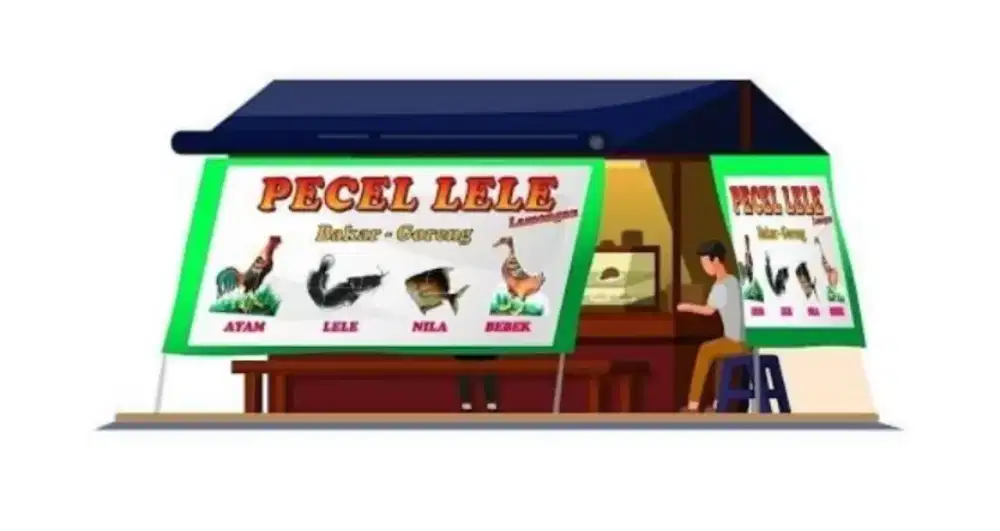Pelayan Pecel Lele