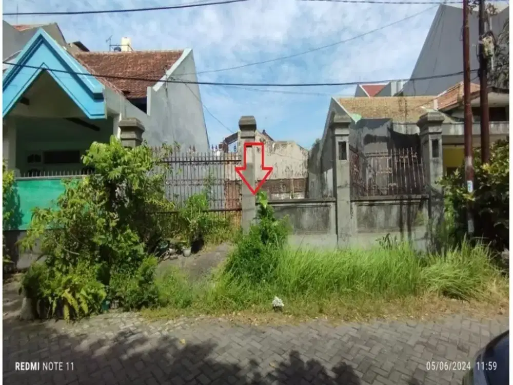 Tanah di Jalan Tenggilis Timur Dalam masuk kawasan matang, tapi dilepas lewat LELANG RESMI