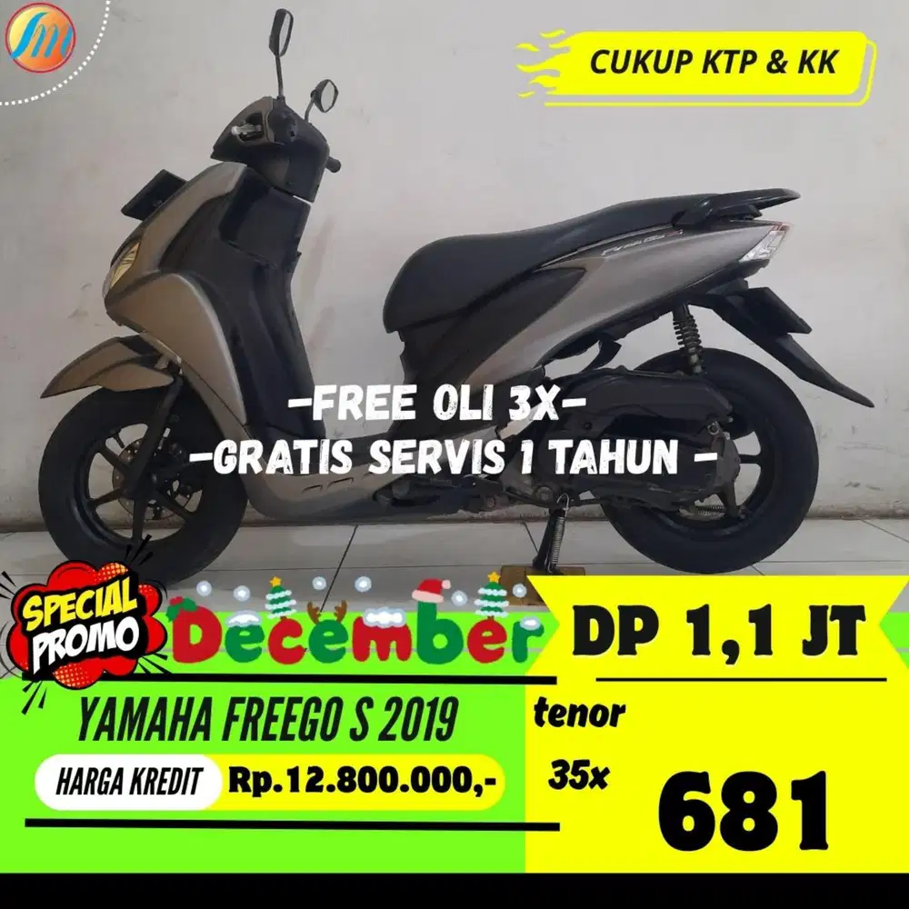 YAMAHA FREEGO S 2019 KREDIT MURAH ANGSURAN RINGAN PAJAK PANJANG