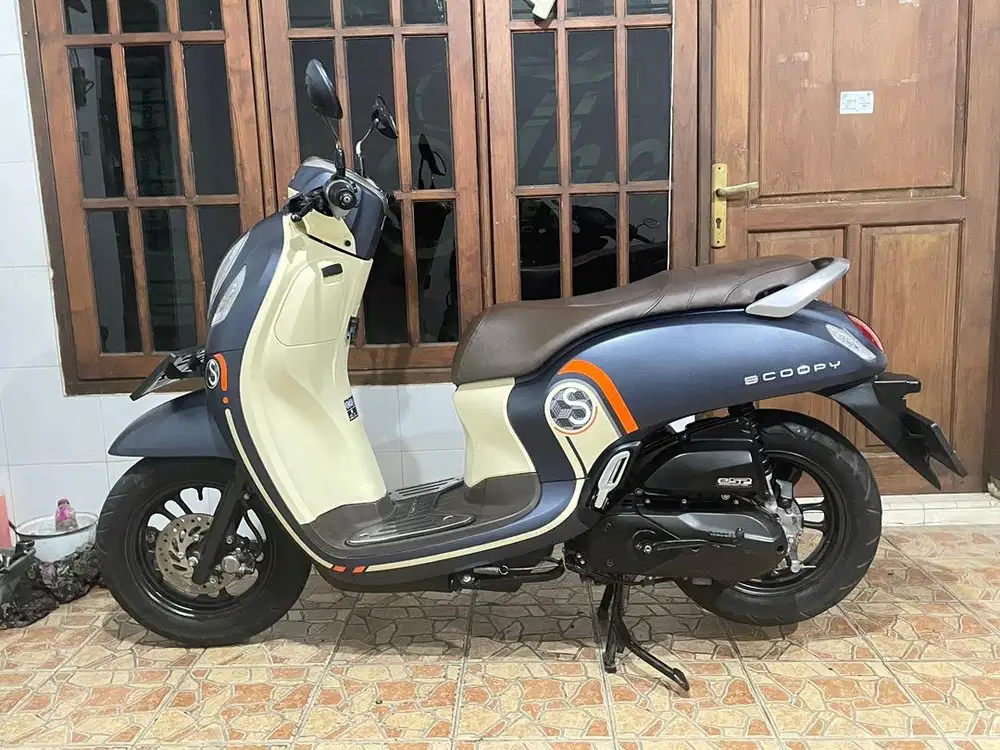 Honda scoopy 2021 biru kunci