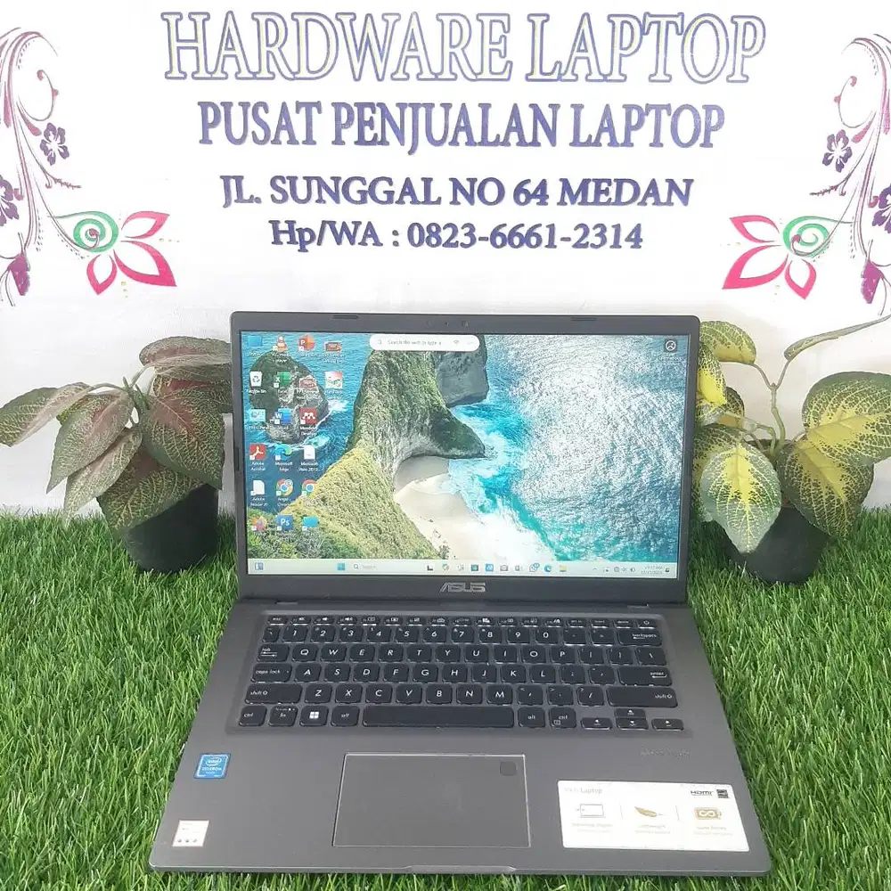 LAPTOP ASUS VIVOBOOK A416M INTEL-N4020 RAM 4GB NVME 256GB KEY BACKLIGH