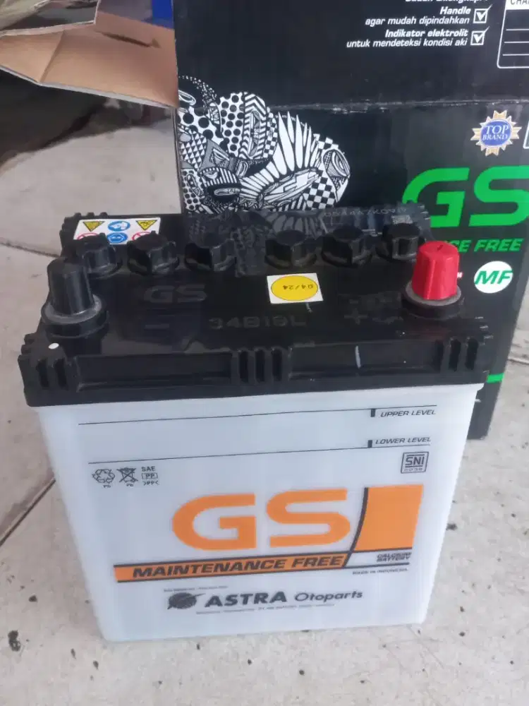 Jual aki mobil Merek Gs astra Original