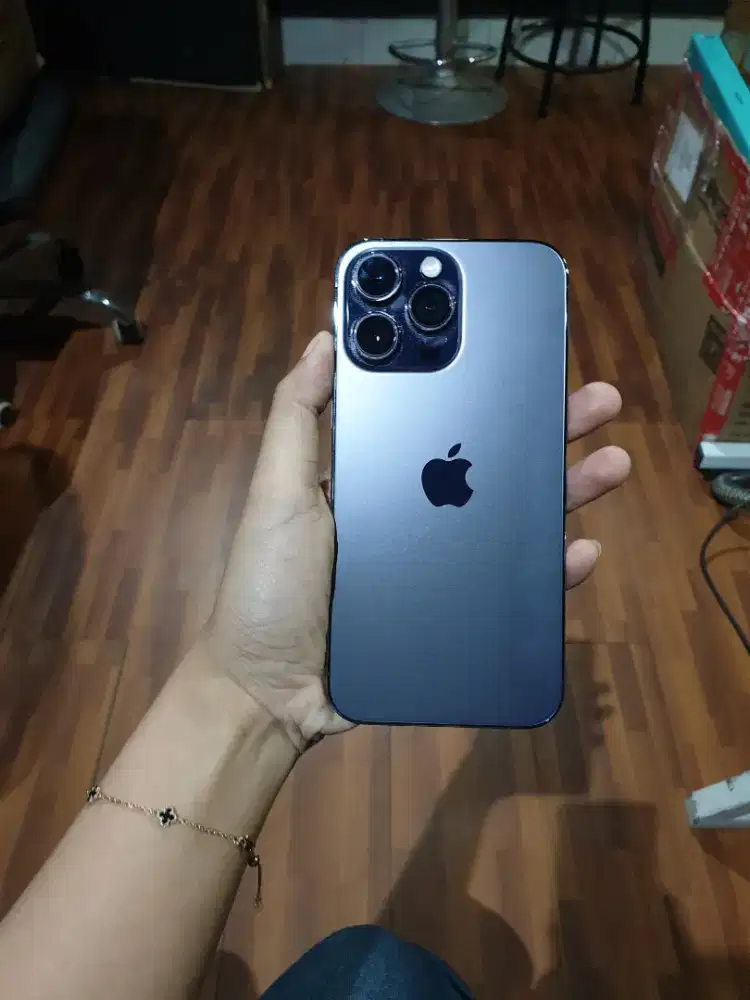 IPhone 14 Promax 128gb Purple Bh 84% Beacukai