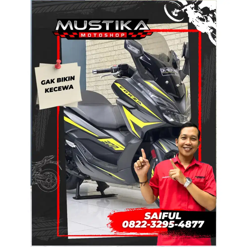 Perfect Condition!!Honda Forza 250cc ABS 2019 Plat Baru Cetak-Mustika