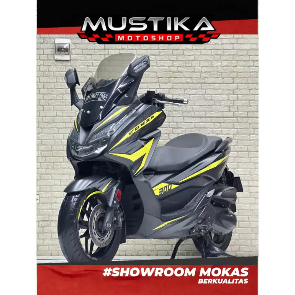 Perfect Condition!!Honda Forza 250cc 2019 Black Plat Baru-Mustika