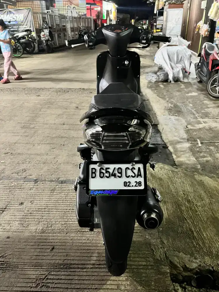 Besik Mio smile 2009 rubahan sporti full restorasi luar dalam