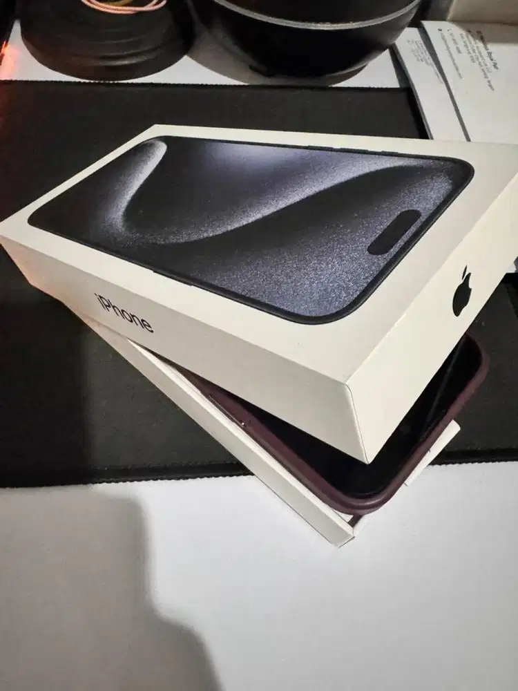 Jual Iphone 15 ProMax 256GB Blue Titanium ex IBOX
