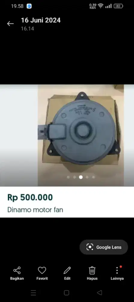 Dinamo radiator avanza. Xenia. G.max