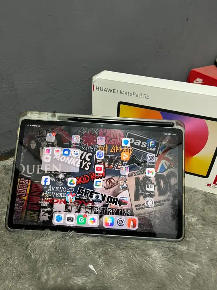 Huawei matepad se11 6/128gb fullset, garansi aktif sampai juli 2026