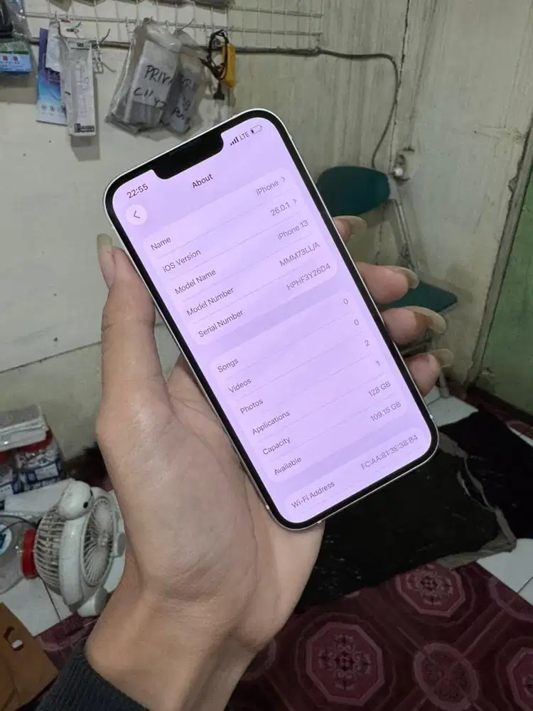 iPhone 13 Starlight All Operator No Minus Fullset Harga Pas