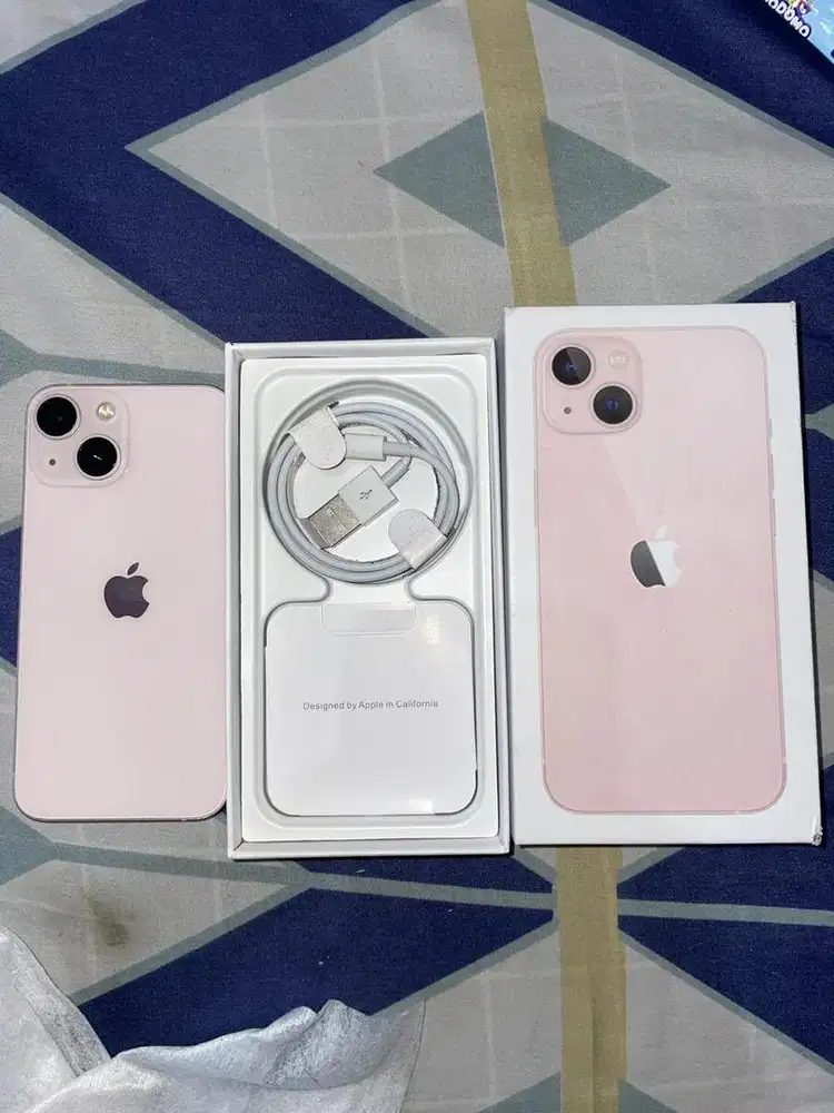 Iphone 13 mini 256GB pink Region CH/A imei beacukai BH 100% Fullset