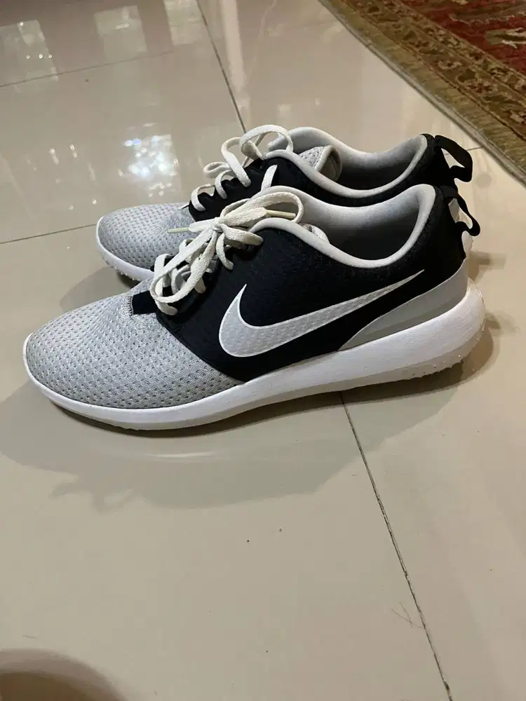 Sepatu Golf Nike Roshe G - Black Silver White Original New