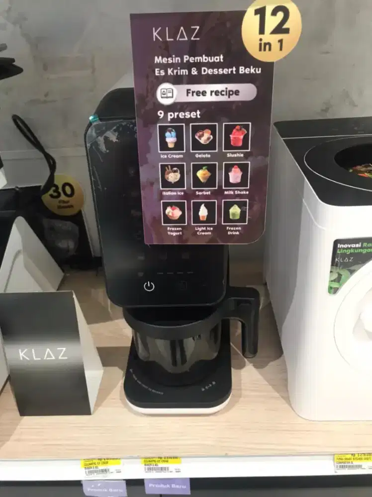 Promo cicilan mesin pembuat eskrim Klaz bunga mulai dari 0%