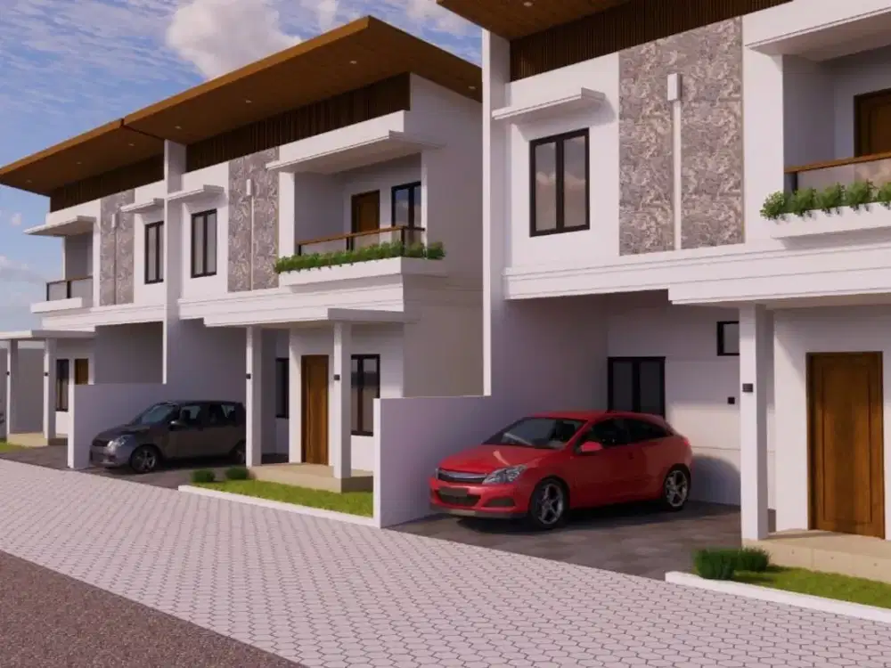 Rumah Jogja dijual 2 lantai dekat Pasar Godean