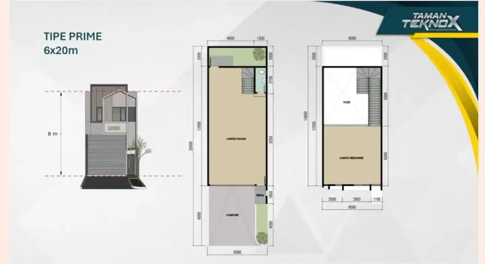 Gudang Siap Pakai + Office Mezzanine di Taman Tekno X – Dijual/Sewa