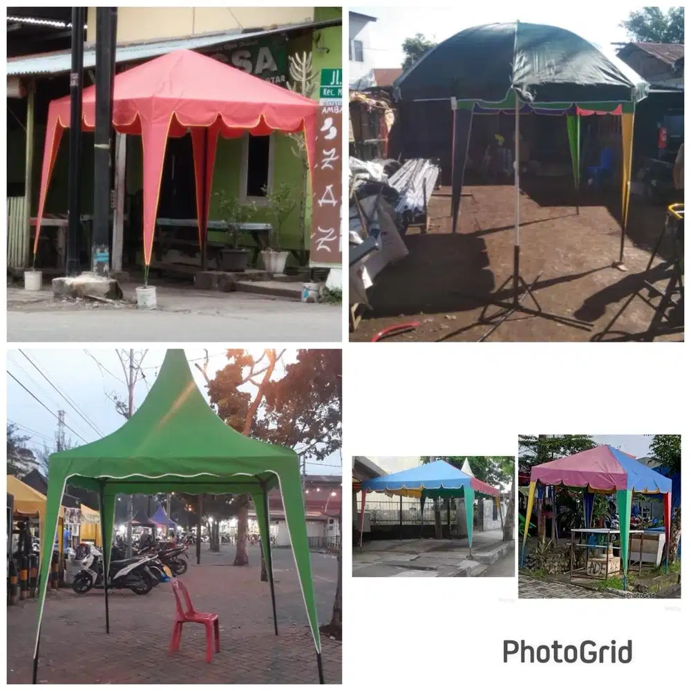 Tenda kafe dan tenda payung (bs antr skitr medan)