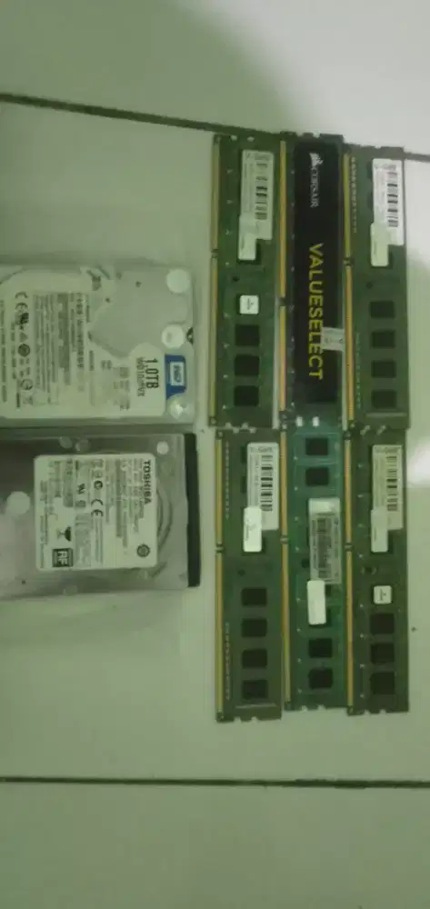 Hardisk laptop & Ram PC DDR 3