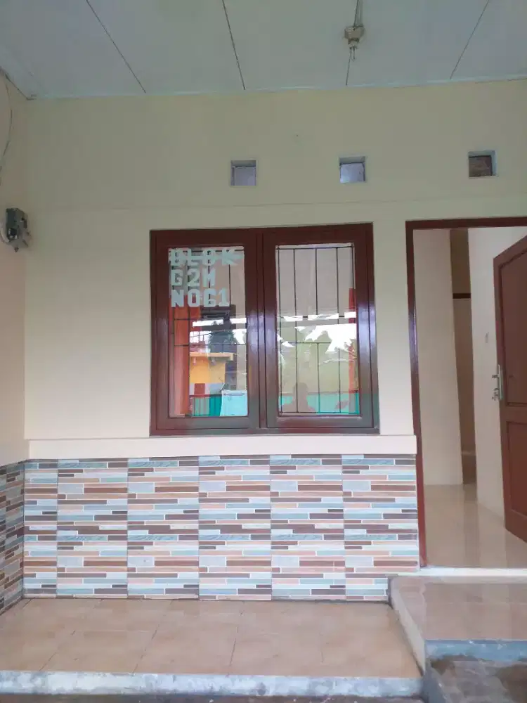 Disewakan Rumah di Perumahan Bilabong Permai Jl.Nuri Blok G2M NO.61