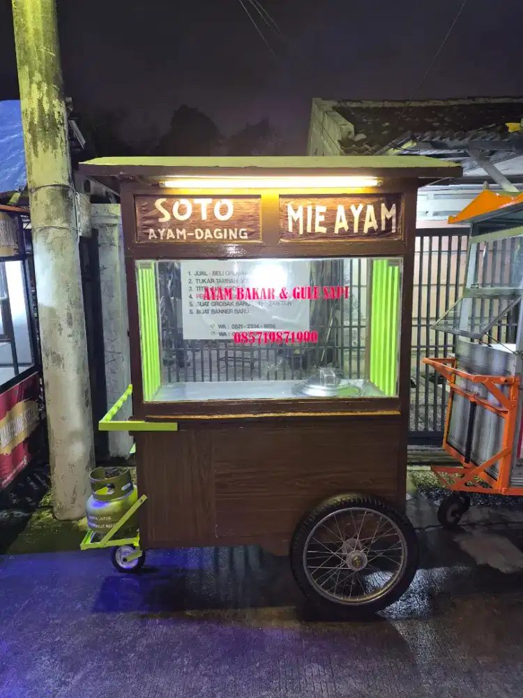 Gerobak Bakso/ Mie ayam/ Cilok-DLL