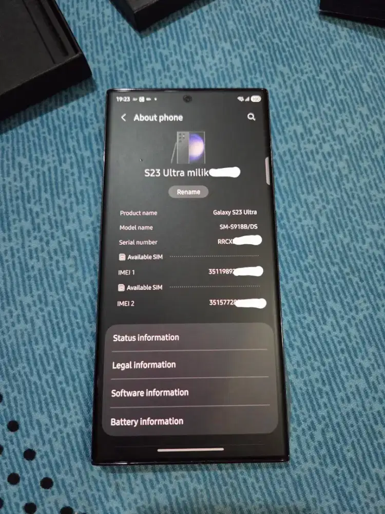 Samsung Galaxy S23 Ultra Phantom Black 12/256 SEIN