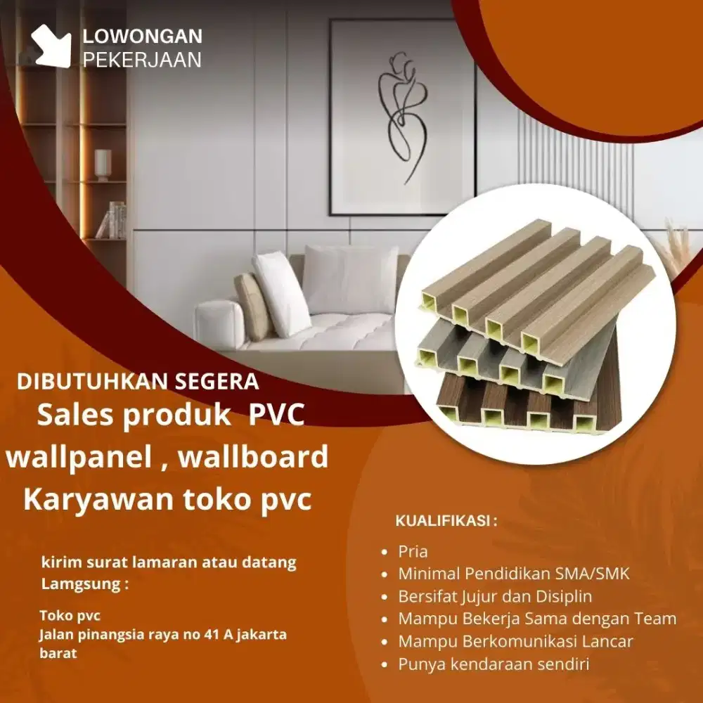 Dicari karyawan pria