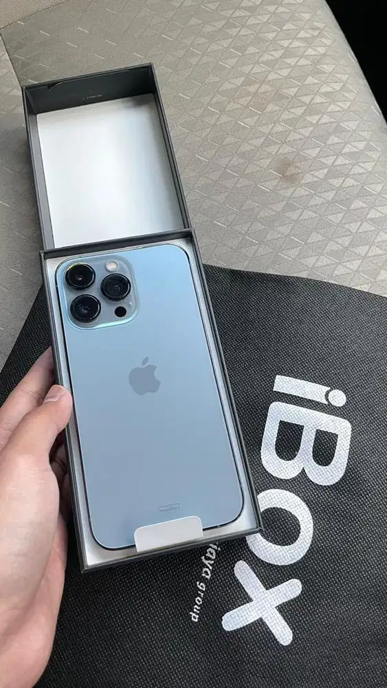 Jual Iphone 13 Pro 128gb Ibox Sierra Blue BH 77%