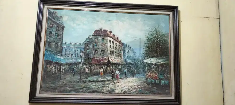 Lukisan Eropa Oil Kanvas