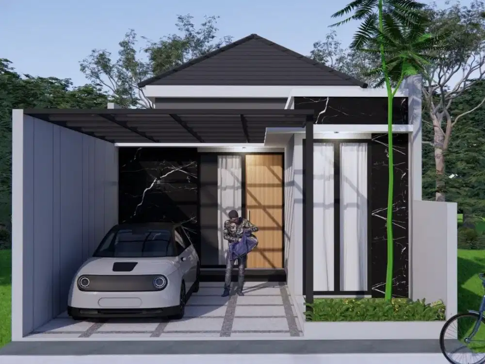 Rumah Modern di Cluster Siap Bangun, Mlati Sleman