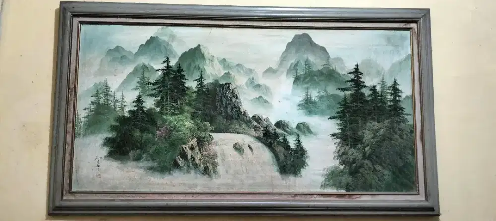 Lukisan China Oil Kanvas