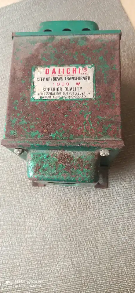 Trafo lawas besi kuat Daiichi 1000 w