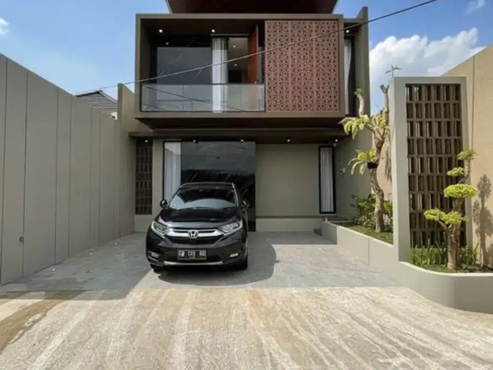Rumah Baru Mewah 2 Lantai Kontemporer Full Furnished Jalan Kaliurang Km 9 Bakungan