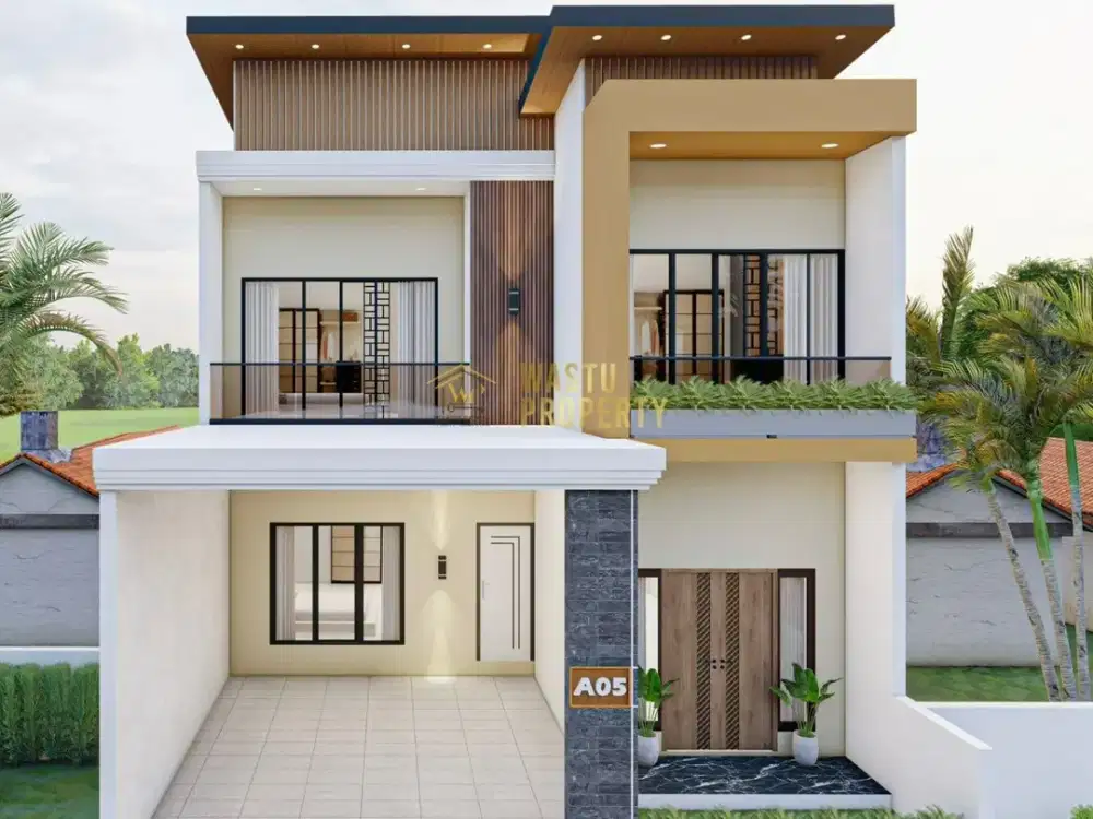 Rumah 2 Lantai Proses Bangun Dekat Exit Tol Purwomartani