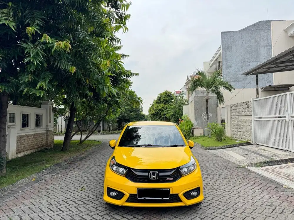 Honda Brio RS Matic 1.5 2021 Facelift Kuning Plat L