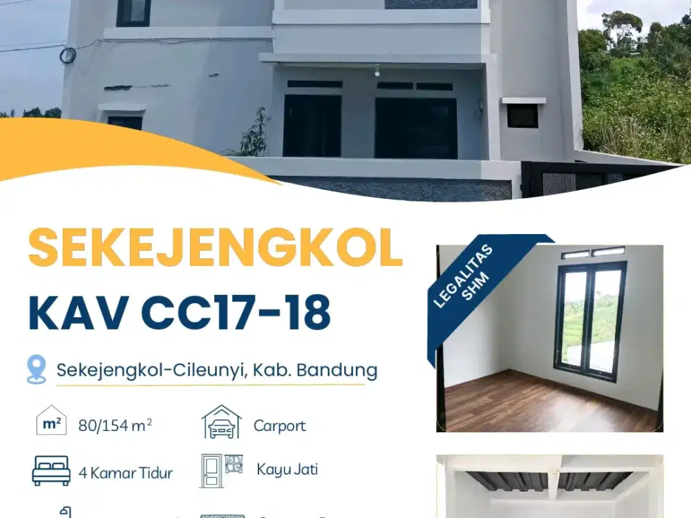 Rumah Murah Cileunyi Bandung Timur, Harga Terjangkau Lokasi Strategis