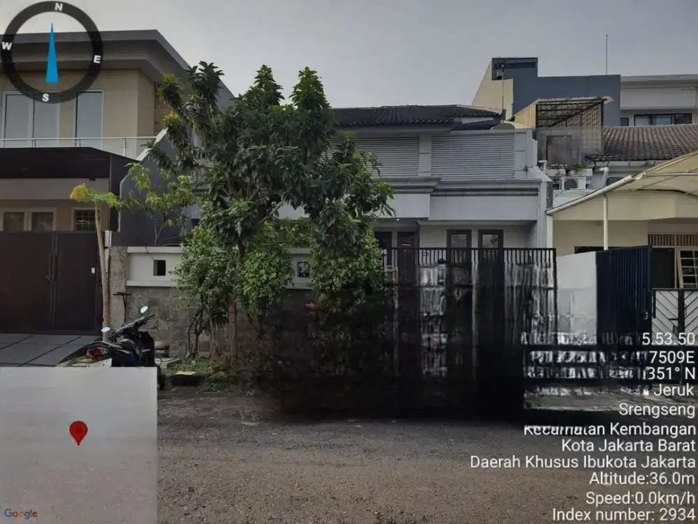 Di Jual Lelang Rumah Komplek Intercon Kebon Jeruk Jalan Jeruk Merah Srengseng, Kembangan - Jakarta Barat