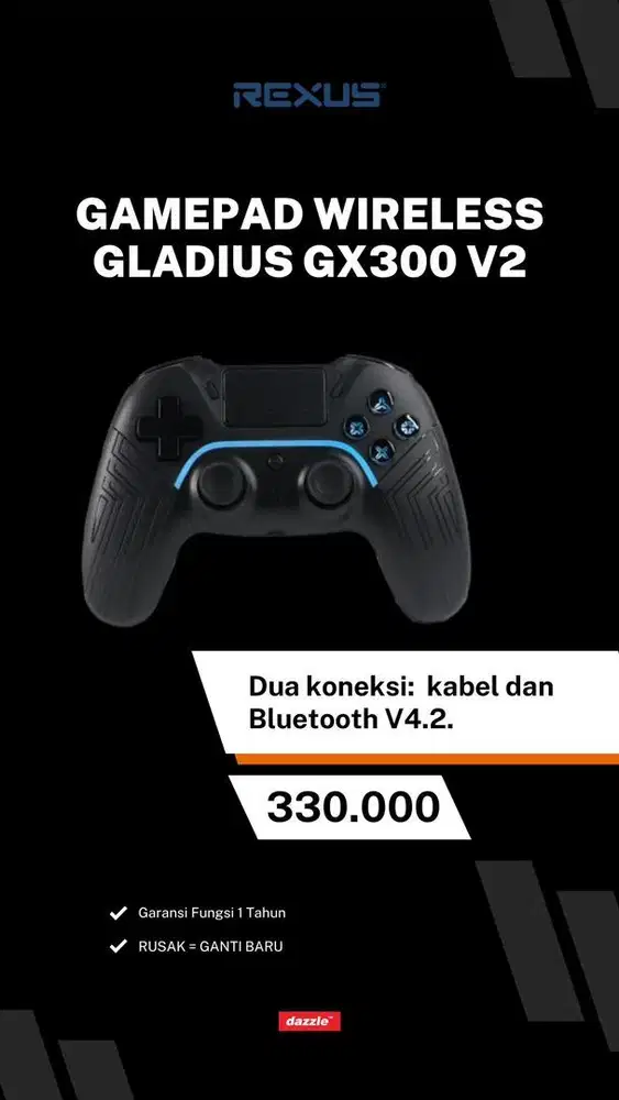 Gamepad gladius GX300