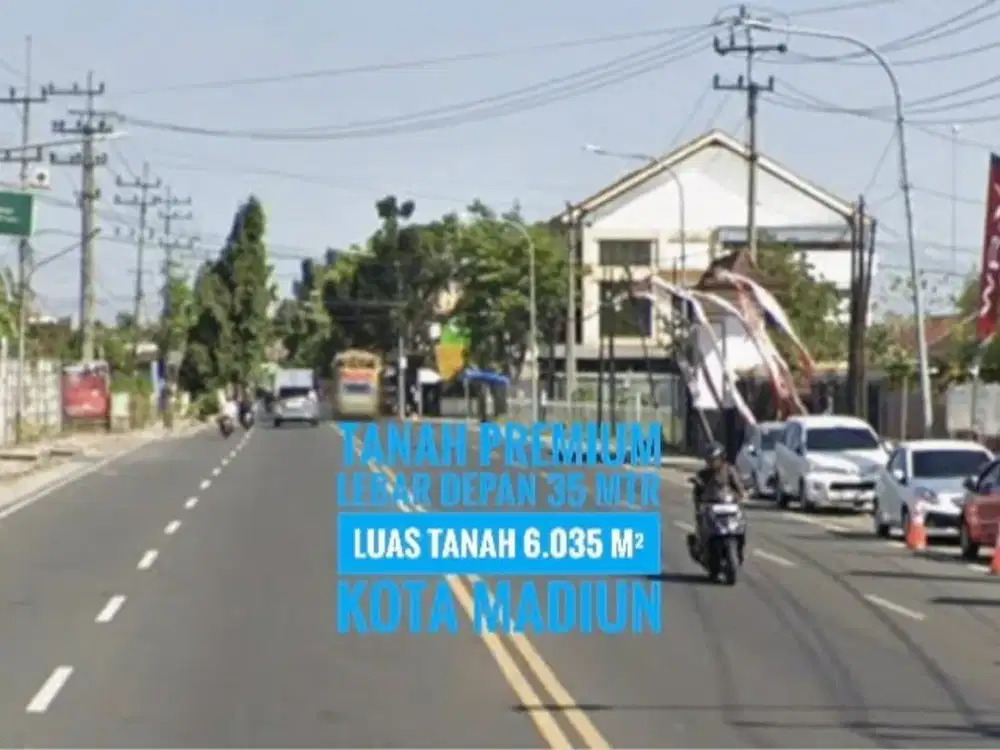 Tanah Prospektif LD 35 mtr, Jl Basuki Rahmad KOTA MADIUN