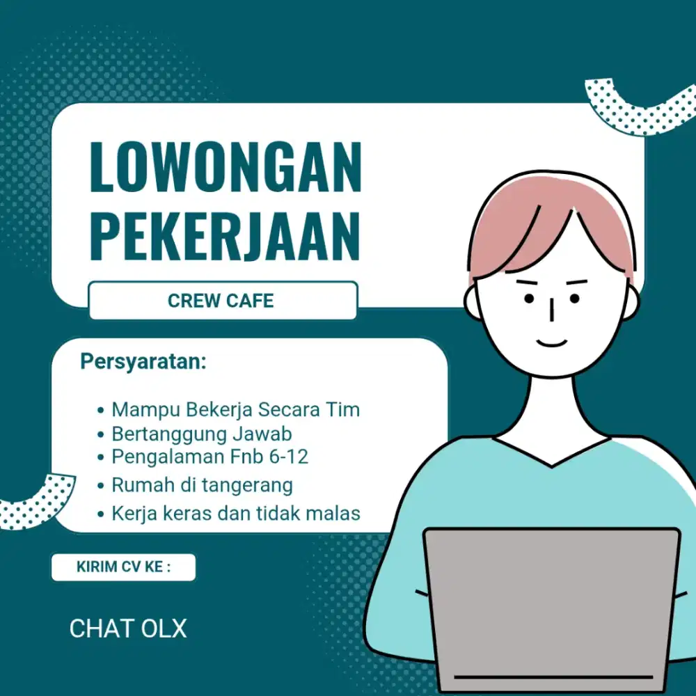 Crew cafe fulltime/part time